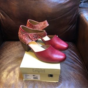 L'ATISTE Red Heeled Shoes for Women